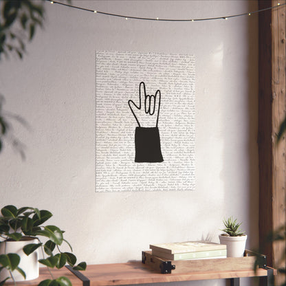 I Love You Print | ASL Wall Art