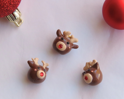 Red Nose Reindeer Charm