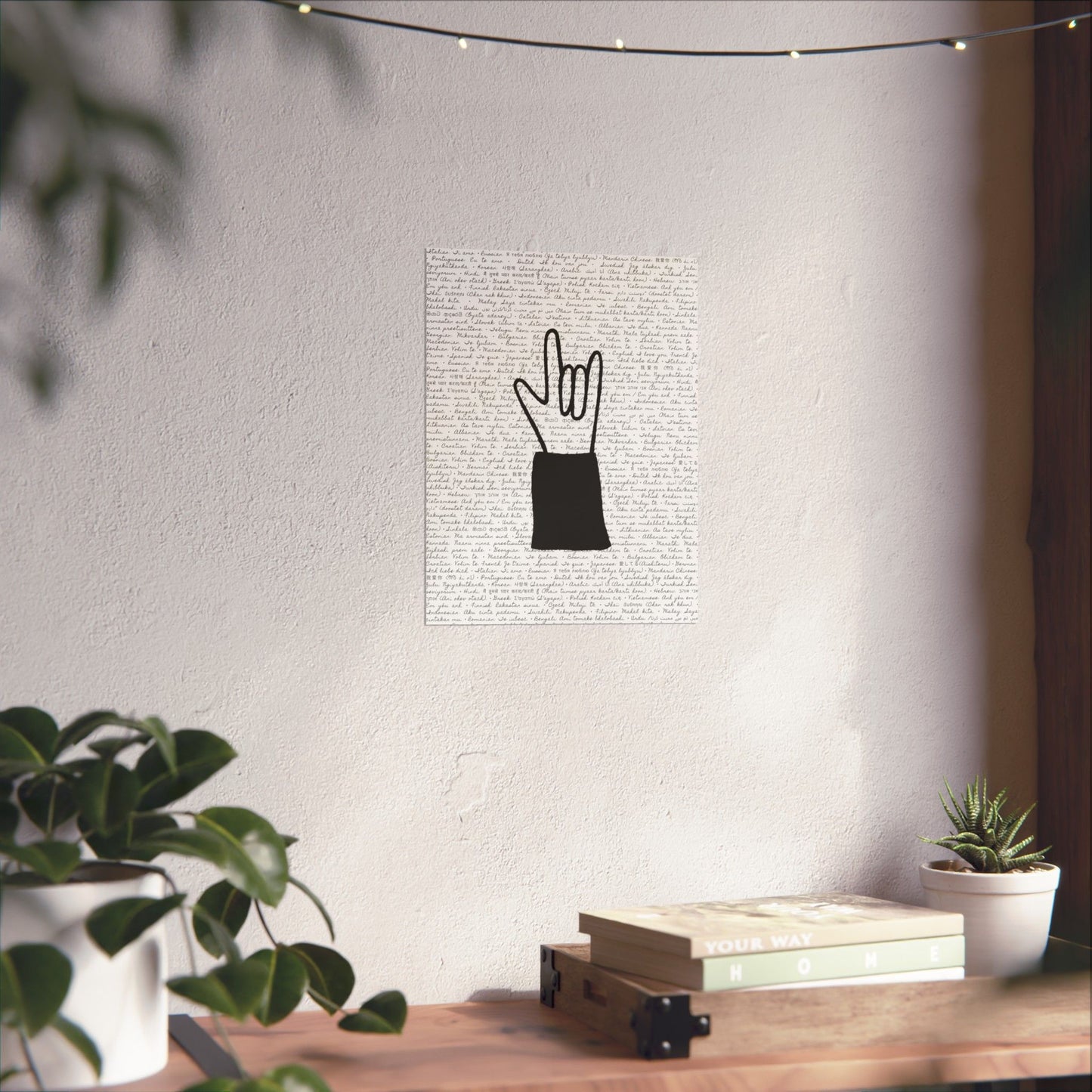 I Love You Print | ASL Wall Art