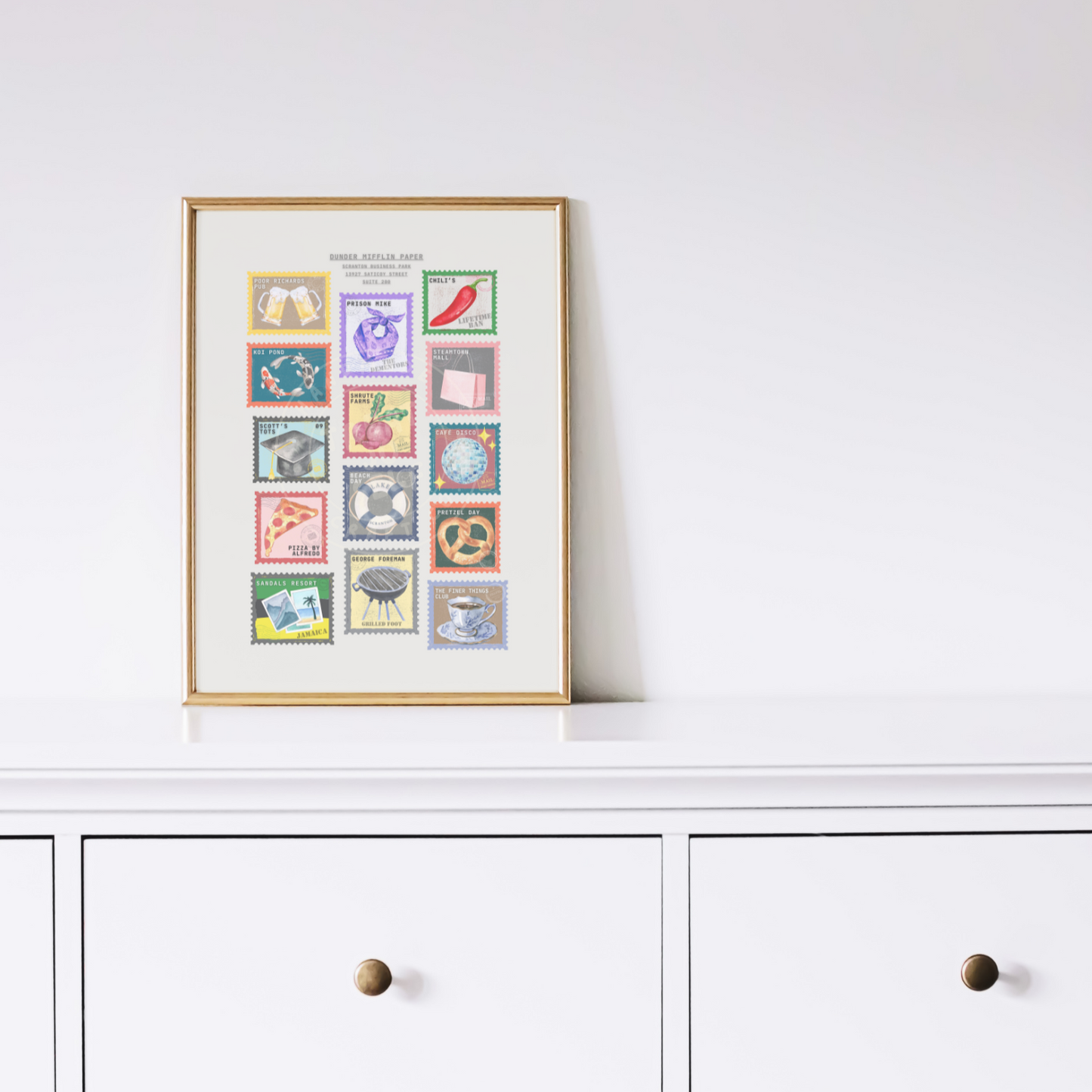 The Office Stamp Art Print