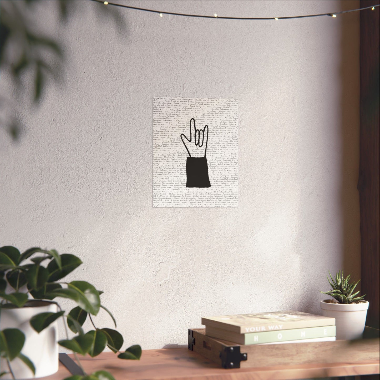 I Love You Print | ASL Wall Art