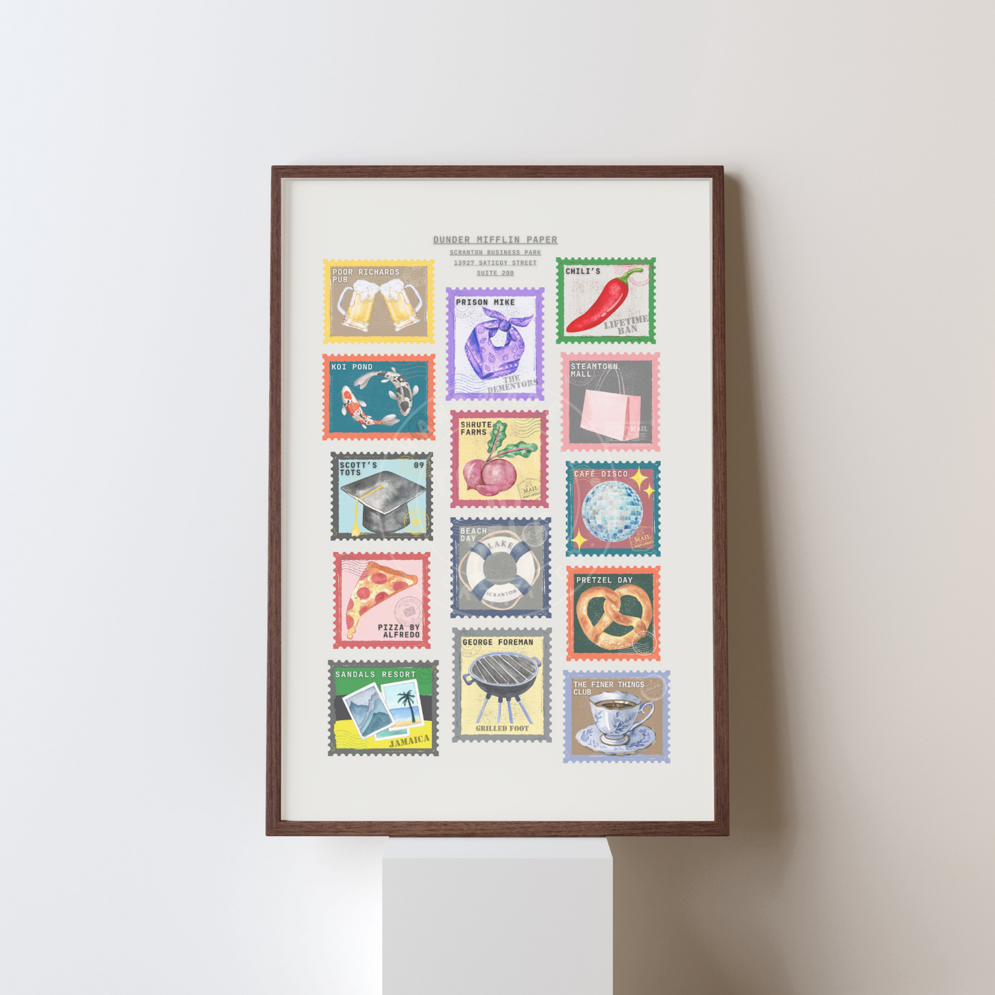 The Office Stamp Art Print