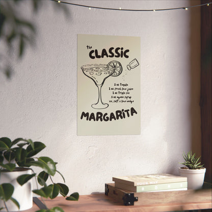 Margarita Poster | Bar Wall Print