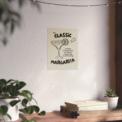 Margarita Poster | Bar Wall Print