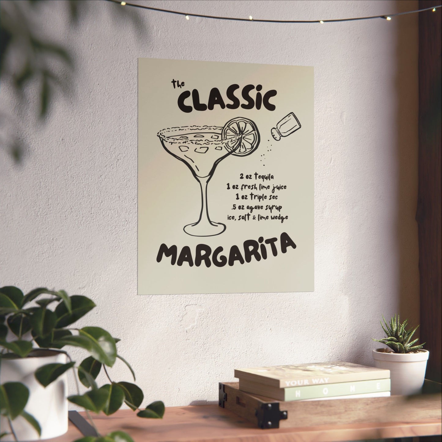 Margarita Poster | Bar Wall Print